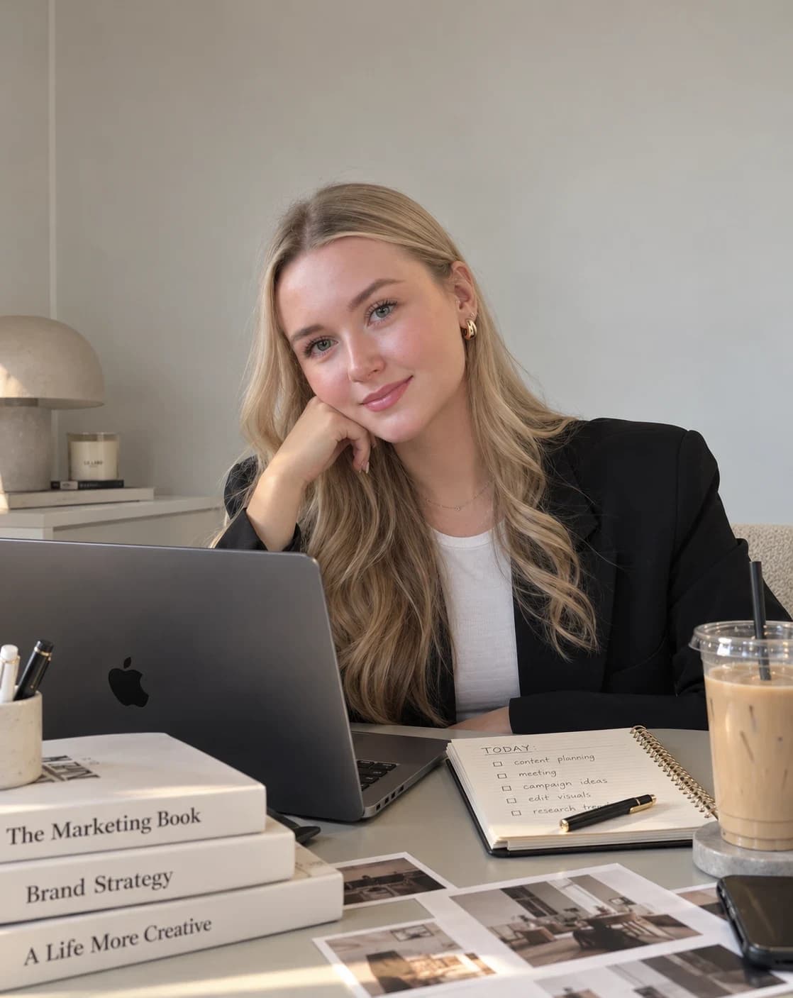 Portrait of Karina Szalak, Social Media Manager at ATORA.